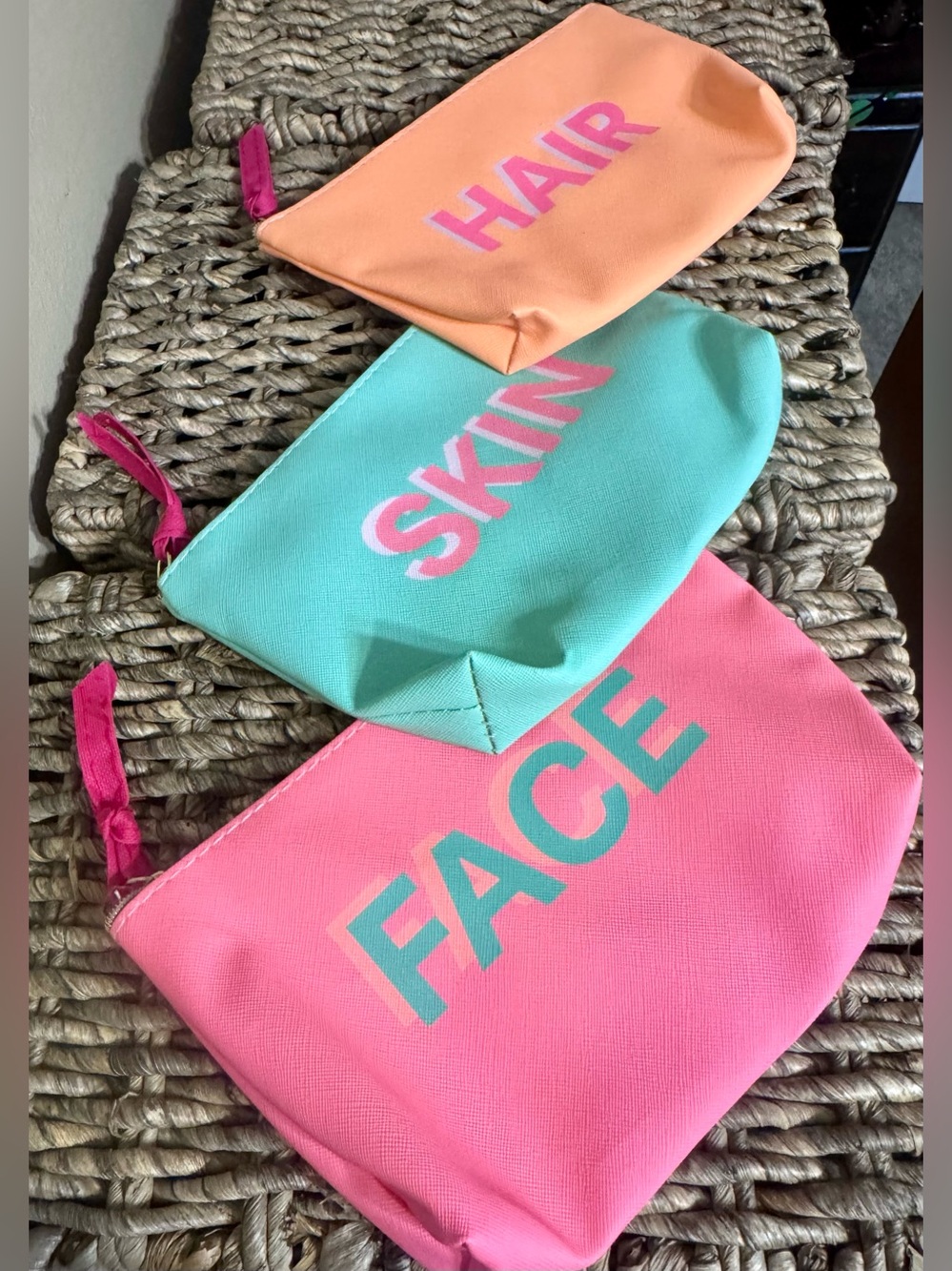NWOT Set of 3 Makeup cases/storage bags/purse organizers/hair/art organizers